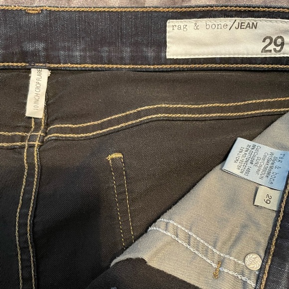 Rag & Bone 10 Inch Crop Flare Jeans - Picture 9 of 13